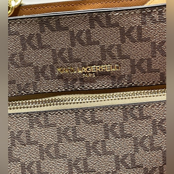 Karl Lagerfeld Shoulder Bag - Designer Purse, Medium in size with Signature Logo - Picture 5 of 15